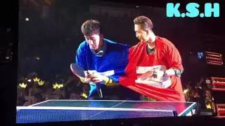 161002 BIGBANG PLAYING PINGPONG @ BIGBANG MADE [V.I.P] TOUR IN SINGAPORE
