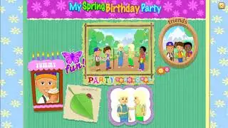 My Spring Birthday Party My Teacup World | The Flashcardses | Hey Flashcards