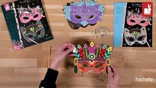Janod - Kit Cr&eacute;atif - Scratch Art Masques De F&ecirc;te
