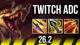 TWITCH & Rakan vs CAITLYN & Ashe (ADC) | EUW Grandmaster | 26.2