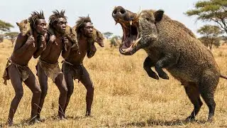 Life Ancient Million Years Ago | How Did Prehistoric People Hunt Giant Wild Boars?
