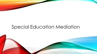 Special Education Mediation