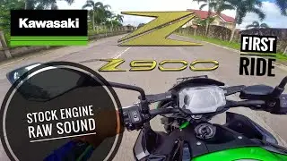 KAWASAKI Z900 | FIRST RIDE IMPRESSION | STOCK ENGINE RAW SOUND