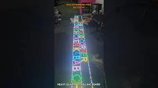 1X10 ft Multi Color scrolling Board, P10 RGB display #pixel #ledlight #display