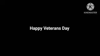 Happy Veterans Day 