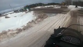 Trail riding in Michigan on my Yamaha exciter