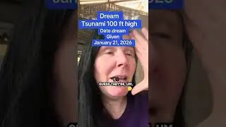 Dream A big tsunami soon to hit somewhere in the earth 