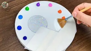 Mind Blowing Acrylic Painting TRICK: Easy Moonlight Painting Anyone Can Try! | Easy Tutorial