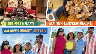 தமிழில் ~ Our Maldives Trip Cost 💙| Package Details + Honest Budget Review | New Pots & Plants Haul