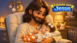 Canção de Ninar Cristã para Dormir a Noite Inteira | Soninho com Jesus – 1 Hora