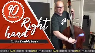 90 second right hand tip for double bass