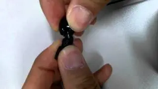 How to insert earbud for LG TONE HBS-700