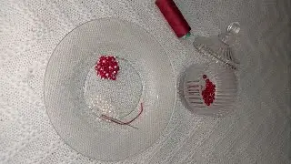 Amazing hand make button / Fancy button with perals