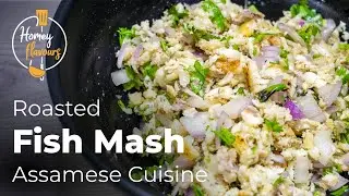 Pura Maasor Pitika |  Fish Recipe Assamese Style | Roasted Fish Mash Assam Recipe | Smoked Fish