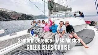 Santorini, Greece - Private Catamaran Excursion - MSC Cruise