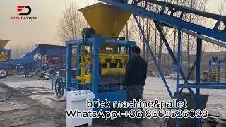brick making machine working vedio #block #brick #manufacturing #construction #manybricks