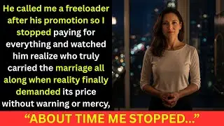 My Husband Called Me a &ldquo;Freeloader&rdquo; After His Promotion&mdash;So I Let Him Learn the Real Cost