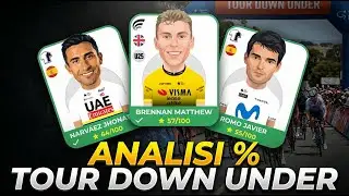 ANALISI % SCHIERABILITÀ - TOUR DOWN UNDER 2026