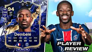 &iexcl;5⭐ DE PIE D&Eacute;BIL ES LA CLAVE! 😍 94 Ousmane DEMB&Eacute;L&Eacute; TOTY EVO REVIEW | EA Sports FC 25
