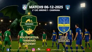 🔴 LIVE | ASD Terminio vs ASD Boca Vallata  | Giornata 9 - Seconda Categoria 25/26