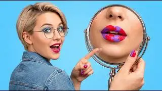 TRUCCHI CON IL MAKE-UP PER APPARIRE SEMPRE AL TOP! || Hack di bellezza su 123 GO! GOLD