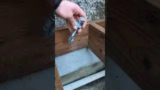 deck ledger attachment to concrete #deckconstruction #deckstairs #diy #legacy_decking #tips