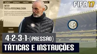 FIFA 17 | FORMA&Ccedil;&Atilde;O 4-2-3-1  (press&atilde;o)  , T&Aacute;TICAS PERSONALIZADAS E INSTRU&Ccedil;&Otilde;ES