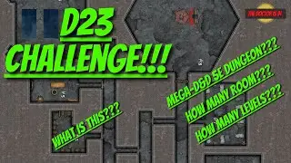 D23 Dungeon Challenge Room #39 (Level 3) Live Stream Creation for Dungeons and Dragons 5E