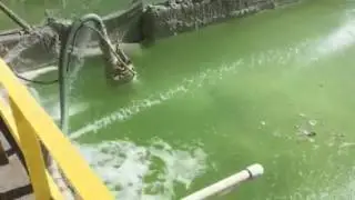 ReadyMix pit treated with SlurrySep