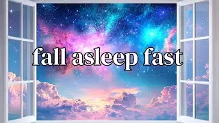 🌙 Fake Window ✨ Starry Night View with Healing Sleep Music