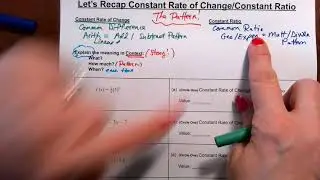 Recap Constant Rate and Ratio