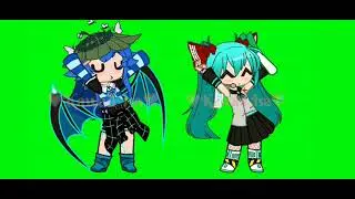 Night dancer meme but with Tsunami & Hatsune Miku green screen | 【 ♡Kawaii Isa♡ 】