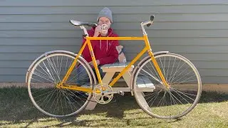 I bought a yellow bicycle
