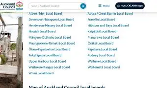 What are local boards in Auckland New Zealand?