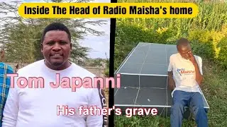 Inside the head of Radio Maisha's home,TOM JAPANNI.His father's grave@RadioMaishaKe@radiocitizenke