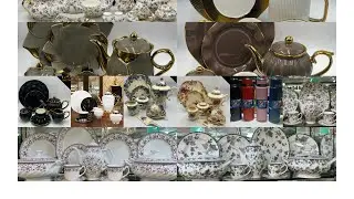 Latest design imported luxury wedding crockery!kitchen crockery bridal crockery! dinner set tea set