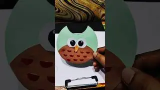owl 🦉🦉 paper ideas #art #trendingshorts #shortsviral