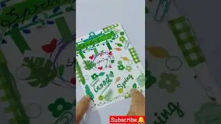 SPRING JOURNAL IDEAS EASY TUTORIAL 🌱🌼 #art #trending #viral #shortsfeed #shorts #journal #spring
