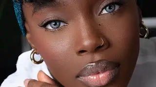 Colored Contact Lens For Dark Brown Eyes x Dark Skin Ft MOODY | Okemute Ugwuamaka