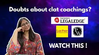 Which clat coaching to join? Confused between legaledge | PW clat | LPT etc? #clat #clat2026