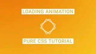 Simple Square Loading Animation | CSS Animation Tutorial | @codecompanion93