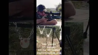Aim small miss small. 500 yard 3&rdquo; target #customrifle #3lugnation #bestofone #xlite #curtiscustom
