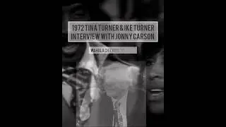 Tina Turner & Ike Turner 1972 interview with TV host Johnny Carson #tinaturner  #queenofrock #viral