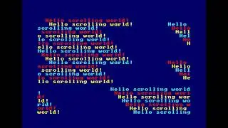 CPC Hardware scroll in BASIC