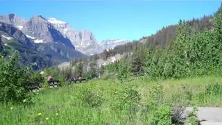 Leaving Rising Sun Motor Inn at Glacier National Park