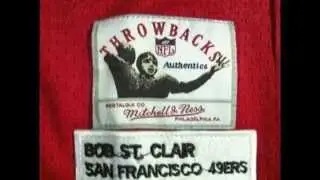 NFL 49ers Red Throwback Customize Jersey