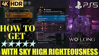 How to Get 5 Star Ser Magnificent Beard Armor WO Long Fallen Dynasty With Sky High Righteousness 5⭐