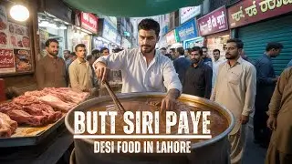LAHORE'S FAVOURITE SIRI PAYE | ABID BUTT SIRI PAYE | OLD LAHORE PAYA NASHTA | PAKISTAN STREET FOOD