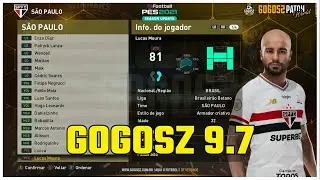 PES 2021 [GOGOSZ PATCH 9.7] FACES E OVERALL DE TODOS OS JOGADORES DO S&Atilde;O PAULO - GOGOSZ 2026