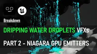 Визуальные эффекты капель воды с помощью Niagara &mdash; Часть 2 &mdash; GPU-эмиттер